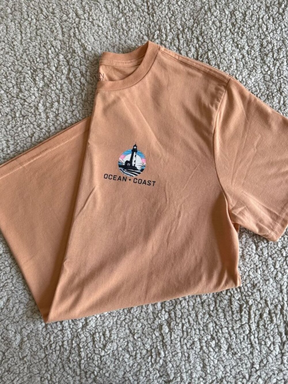 Ocean + Coast Clothing Men's Orange T-shirt - Size XL
